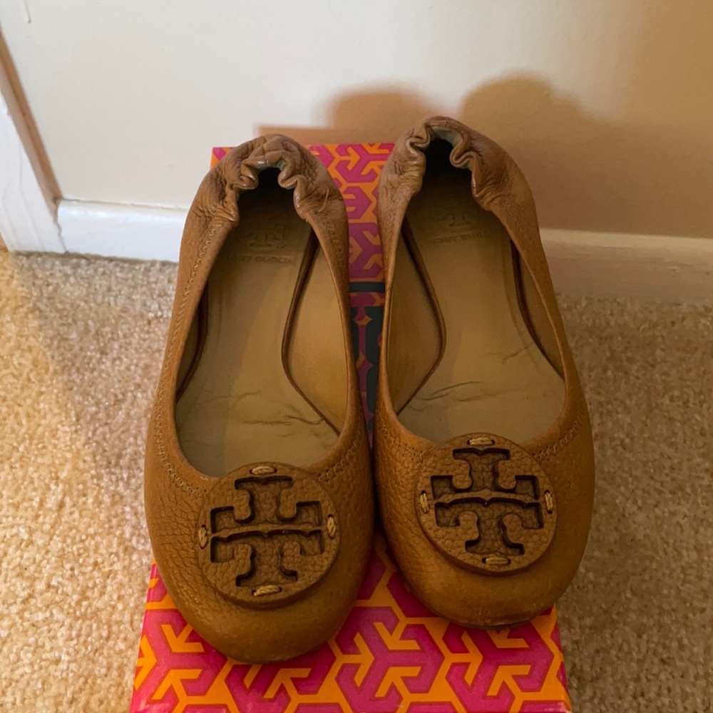 Tory Burch Tan Flats